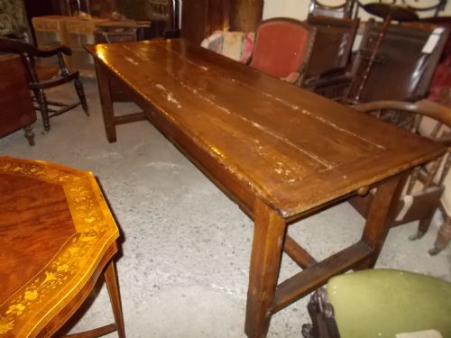 Large 19th Century 10 Seater Walnut Farmhouse Table