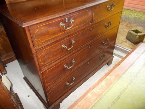 Early 19th Century Inlaid Mahogany Chest of Drawers
