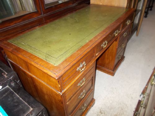 Late 19th Century Pedestal Desk