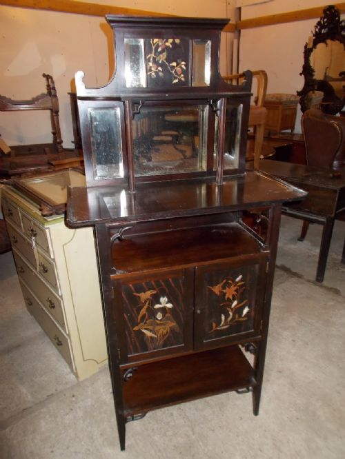 Late 19th Century Decorated Side Cabinet