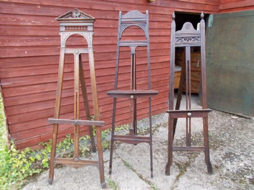 Edwardian Display Easels,adjustable Height.
