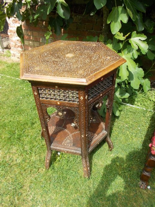 Late 19th Century Moorish Occasional Table