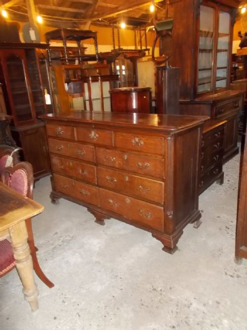 Late Georgian Oak Lancashire Chest