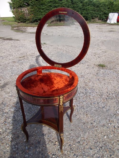 Late 19th Century Gilt Metal Mounted Display Table