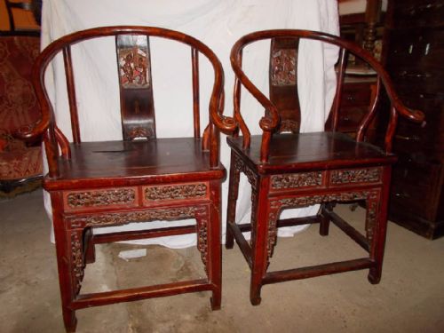 Pair of Chinese Armchairs