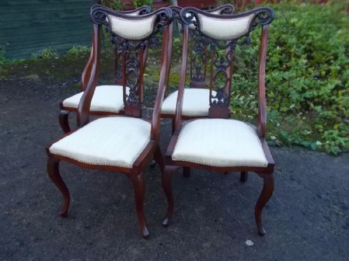 Set of Edwardian Dining/occasional Chairs