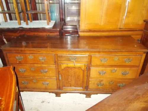Early 19th Century Oak Dresser Base