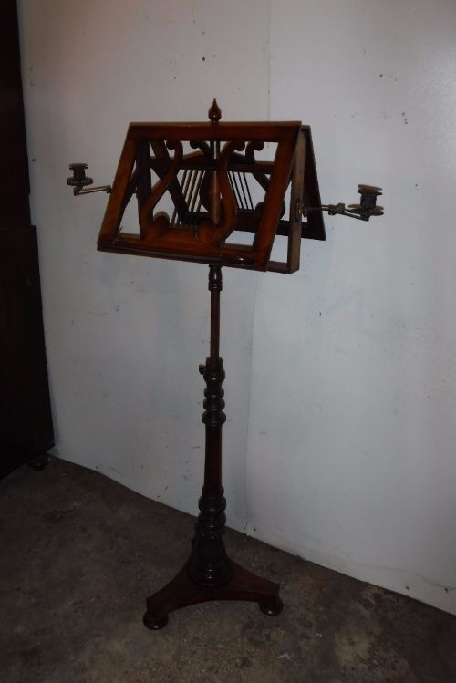 19th Century Rosewood Duet Music Stand