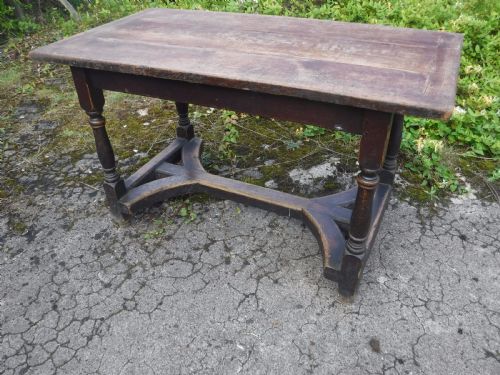 19th Century Oak Hall/side Table in the Manner of  Pugin