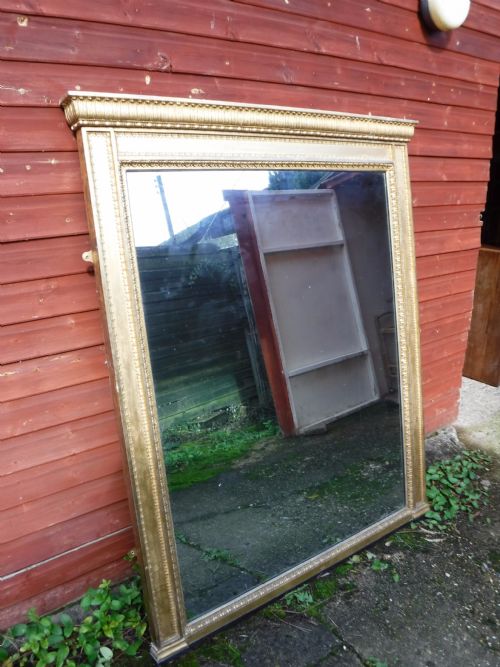 Good Sized 19th Century Gilt Frame Hall Mirror
