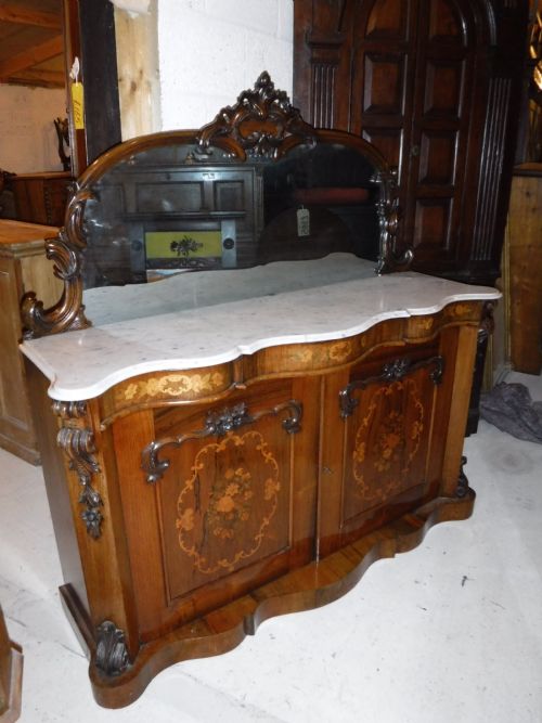 Good Quality Inlaid Rosewood Side Cabinet