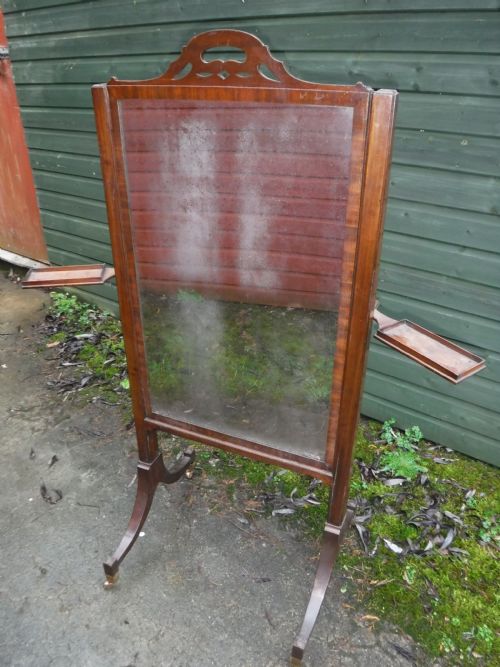 19th Century Adjustable Height Cheval Dressing Mirror