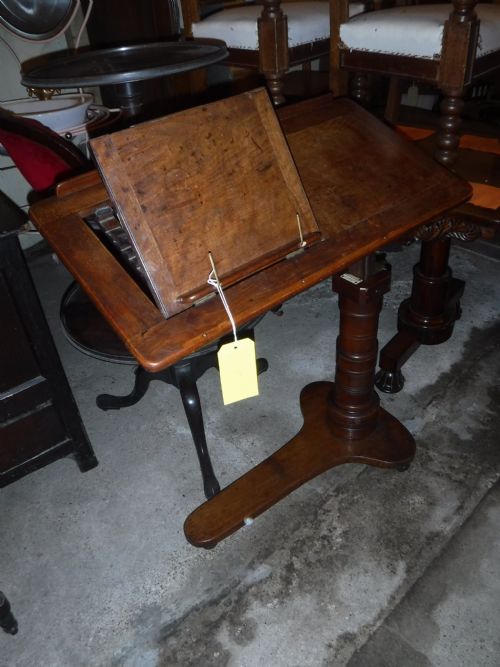 Late Victorian Fully Adjustable Night/reading Table