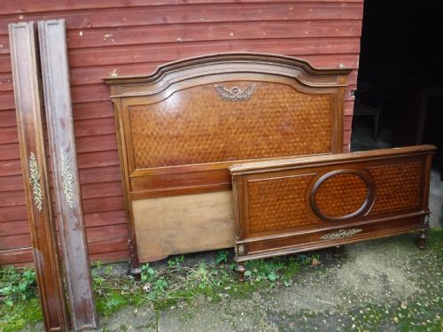 Large Early 20th Century Double Bed