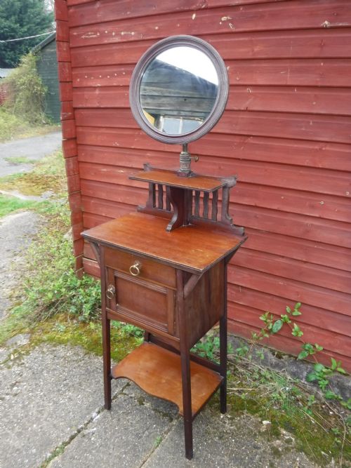 Late 19th Century Shaving Stand in the Manner of Liberty