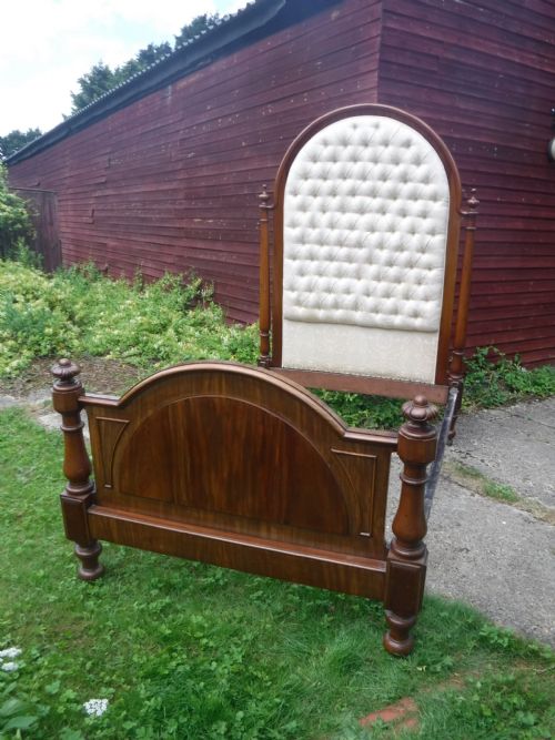 Victorian Mahogany Double Bed