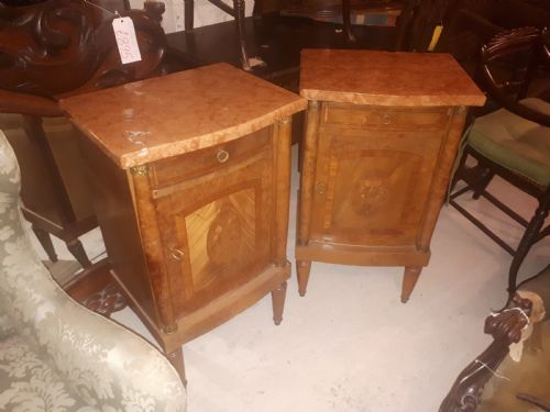 Pair of Early 20th Century Bedside Cabinets