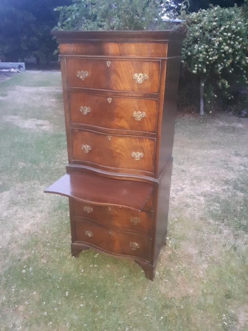 Small Early 20th Century Chest on Chest