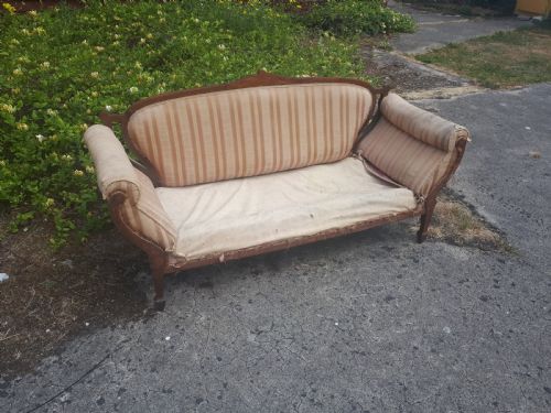 Edwardian Inlaid Rosewood Settee