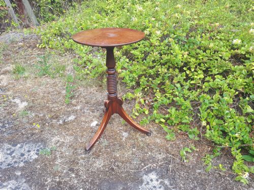 Regency Mahogany Pedestal Occasional Table