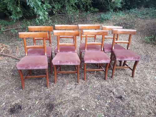 Set of 8 Late 19th Century French Dining Chairs