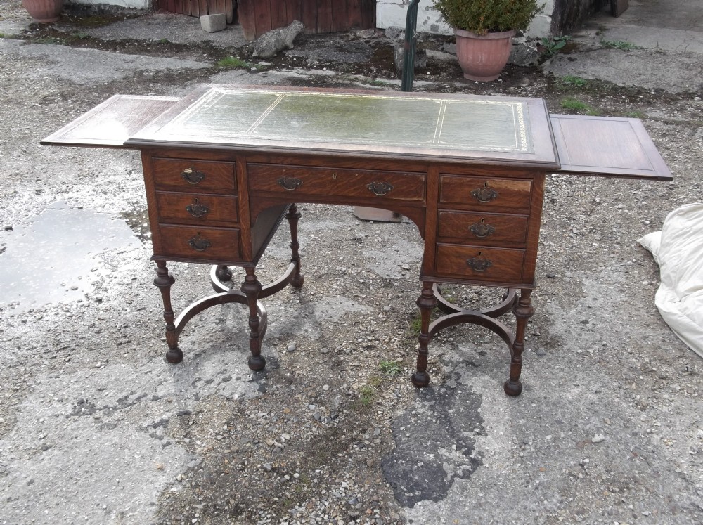 Shapland and Petter oak writing table