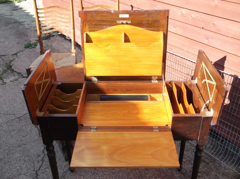 Early 20th century folding writing table