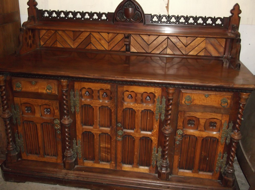 Victorian Gothic sideboard