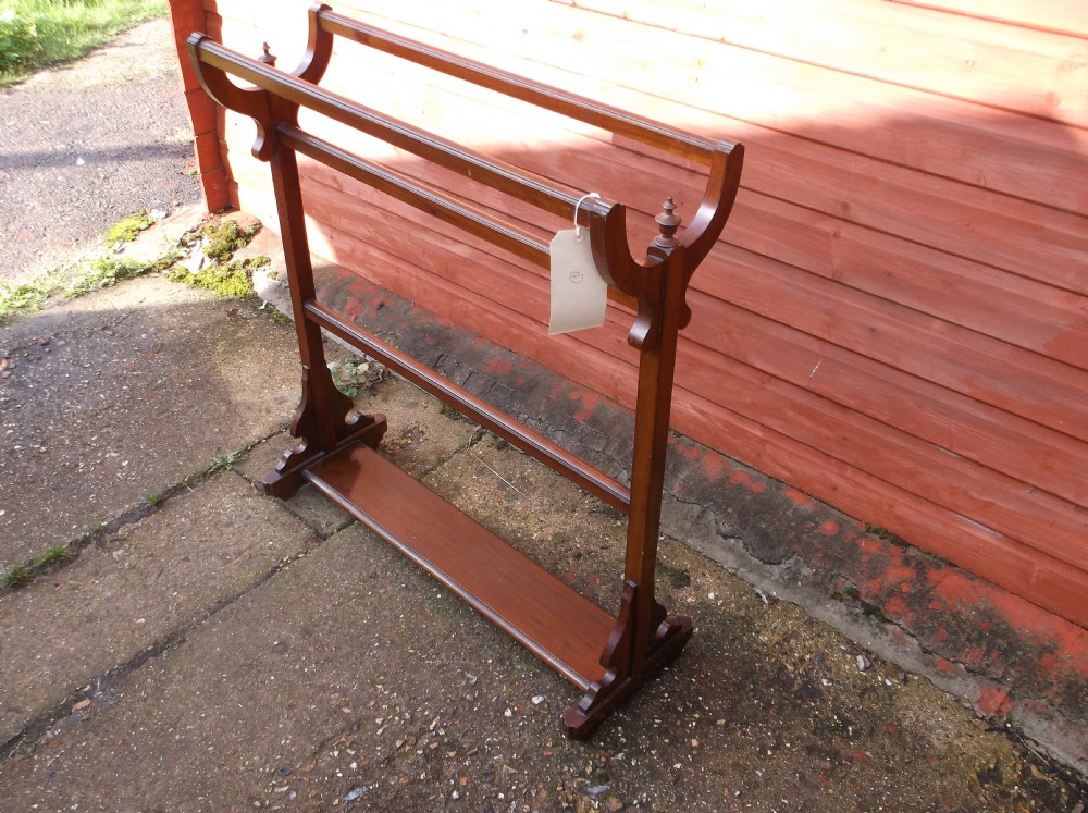 Late Victorian towel rail