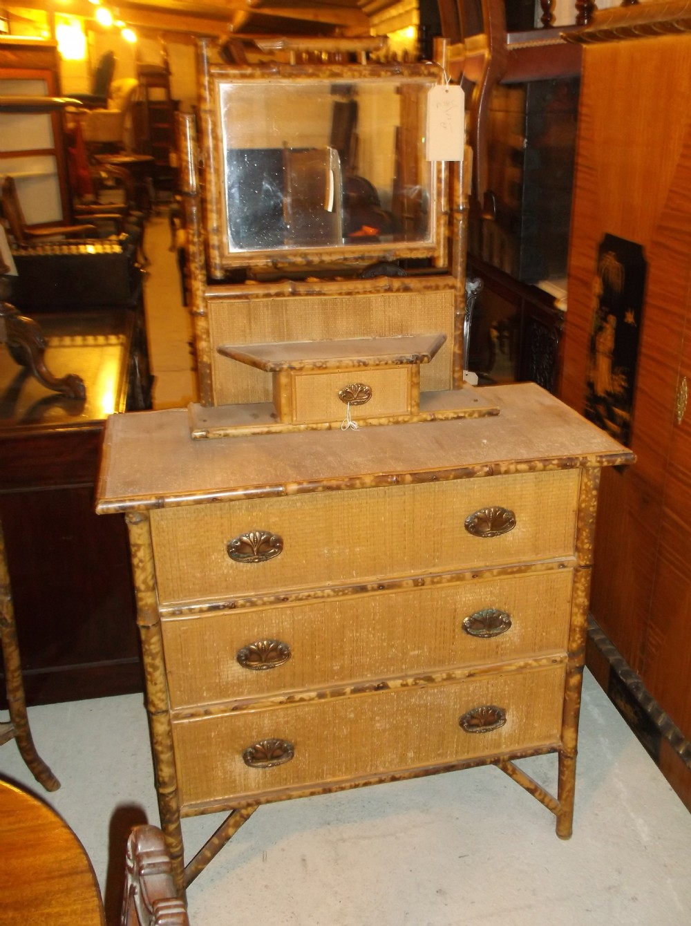 Bamboo 3 drawer dressing chest