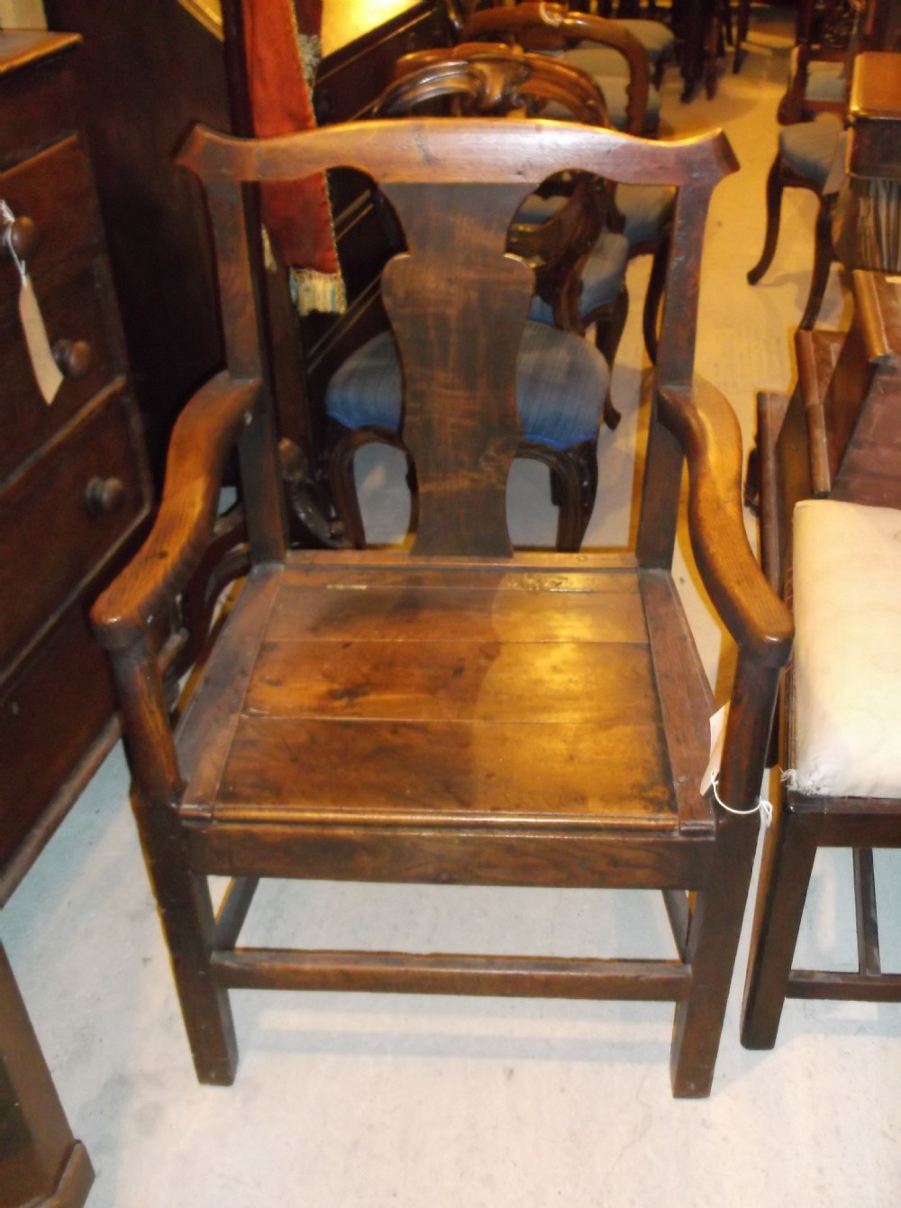 Early 19th century desk country armchair