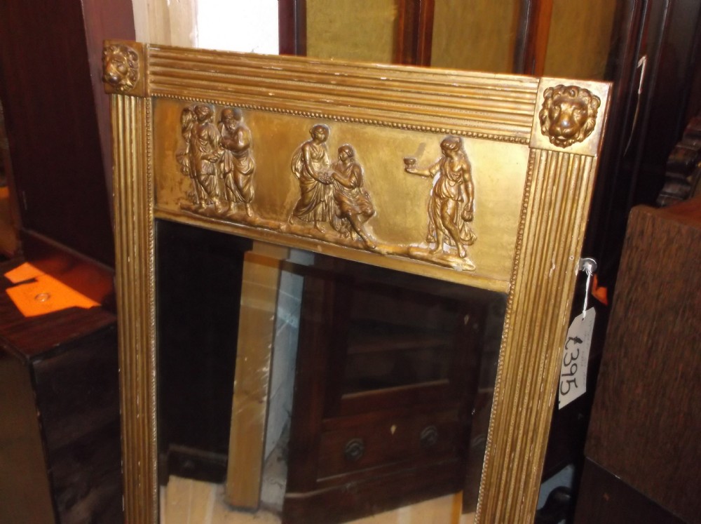 Regency giltwood pier mirror