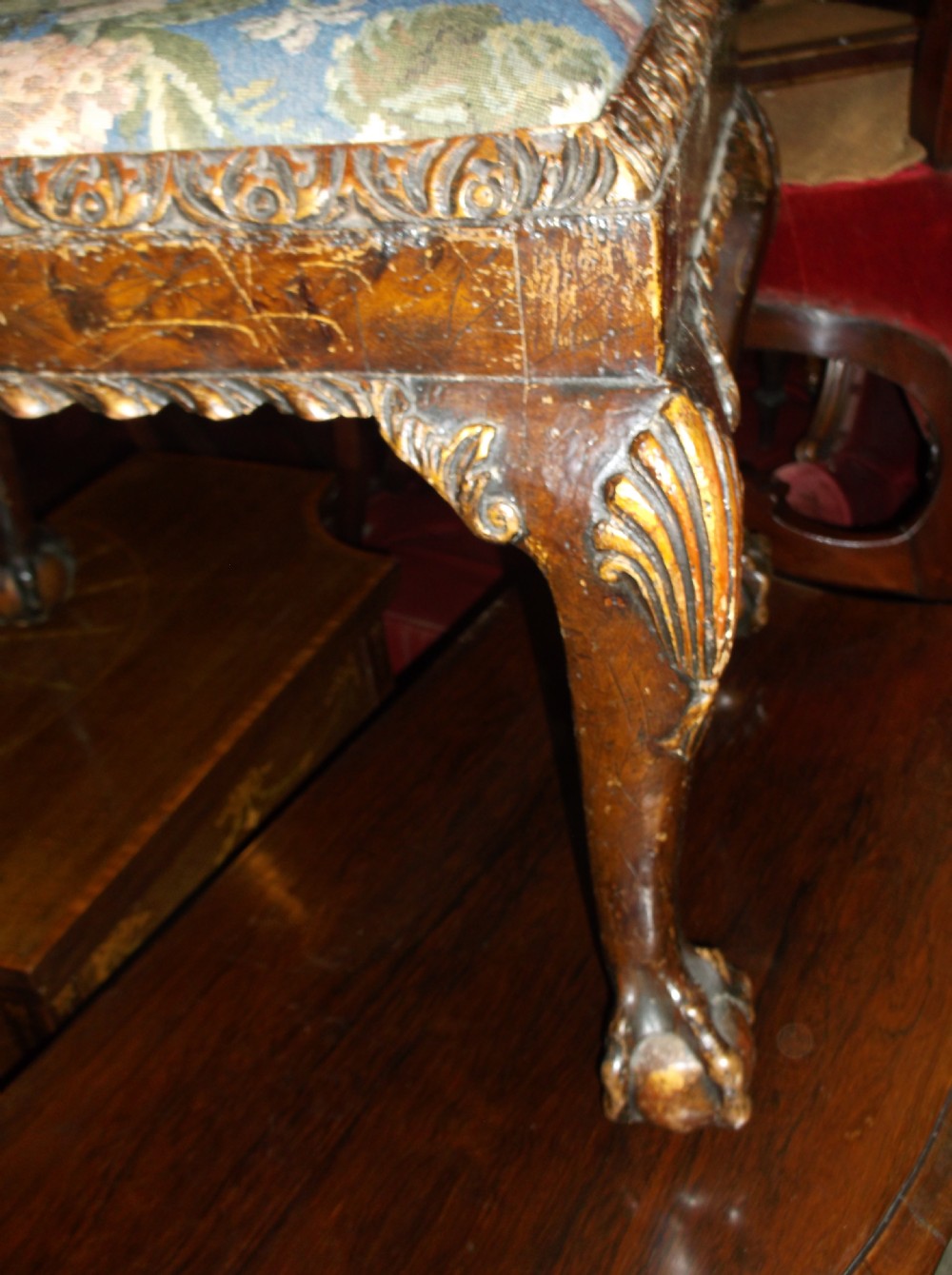 Late 19th century carved stool