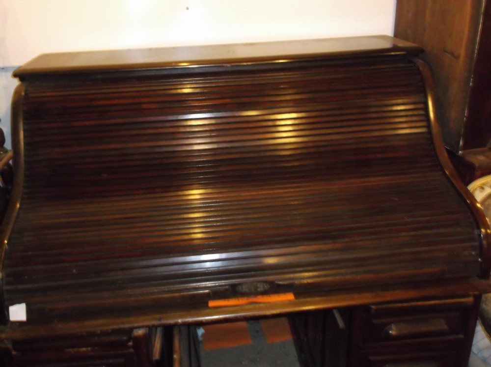 Early 20th century roll top desk