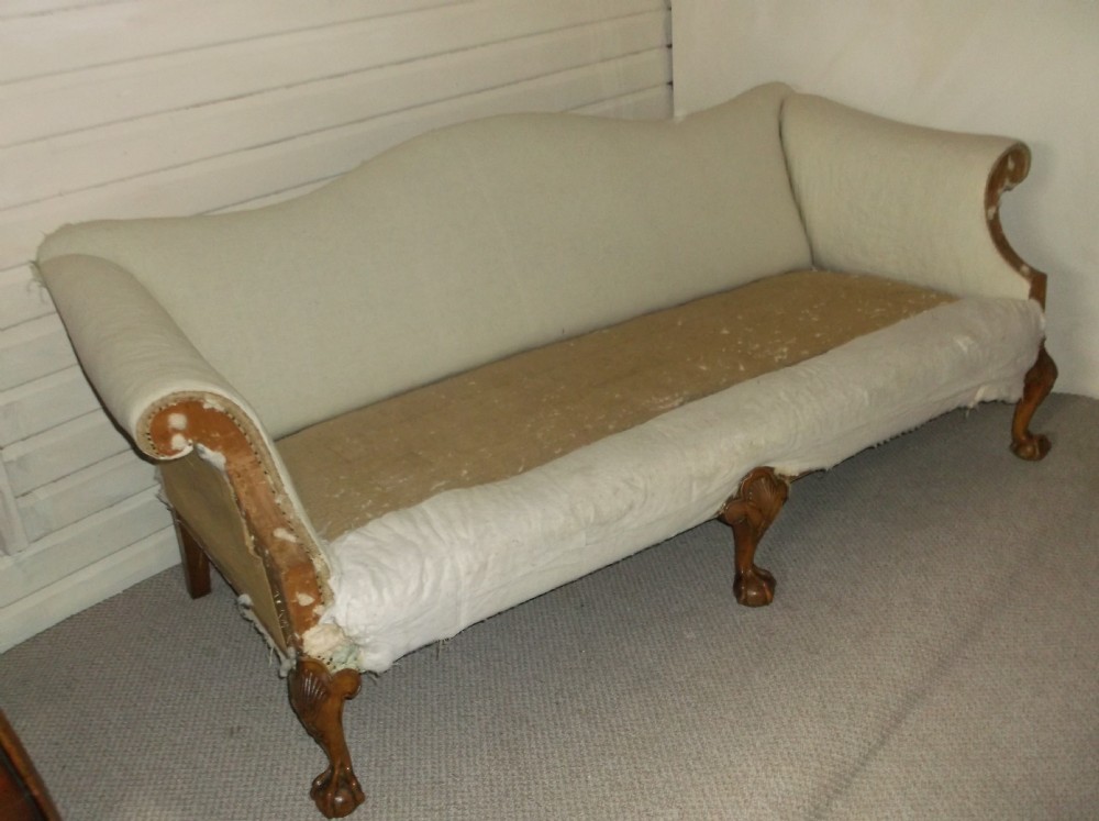 Early 20th century upholstered sofa settee