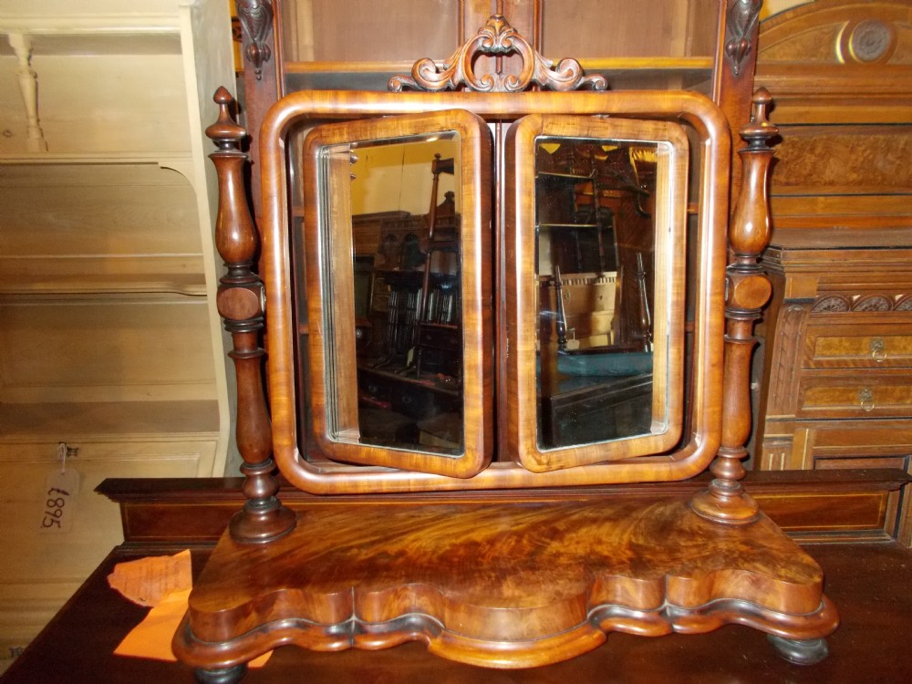 Large and Unusual double swivel dressing table mirror.