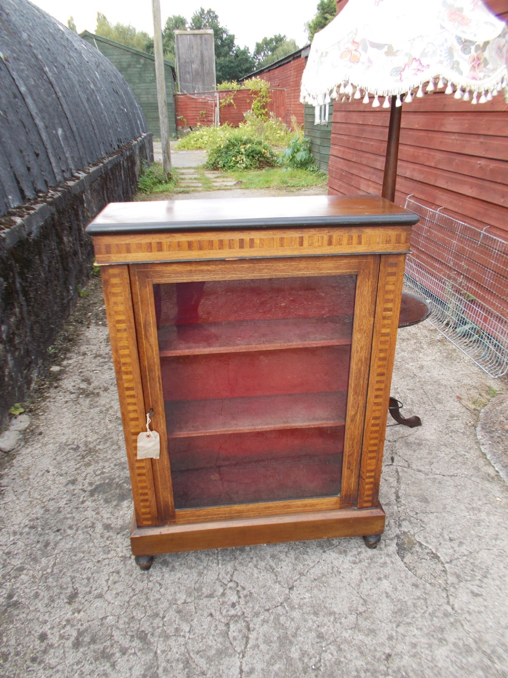 Late 19th century rosewood pier cabinet
