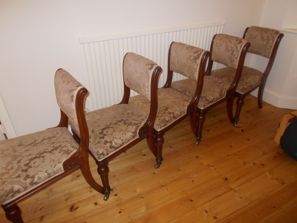 Set of Mid-Victorian dining chairs