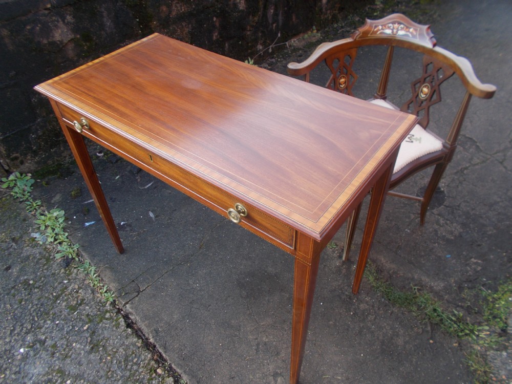 19th century inlaid table