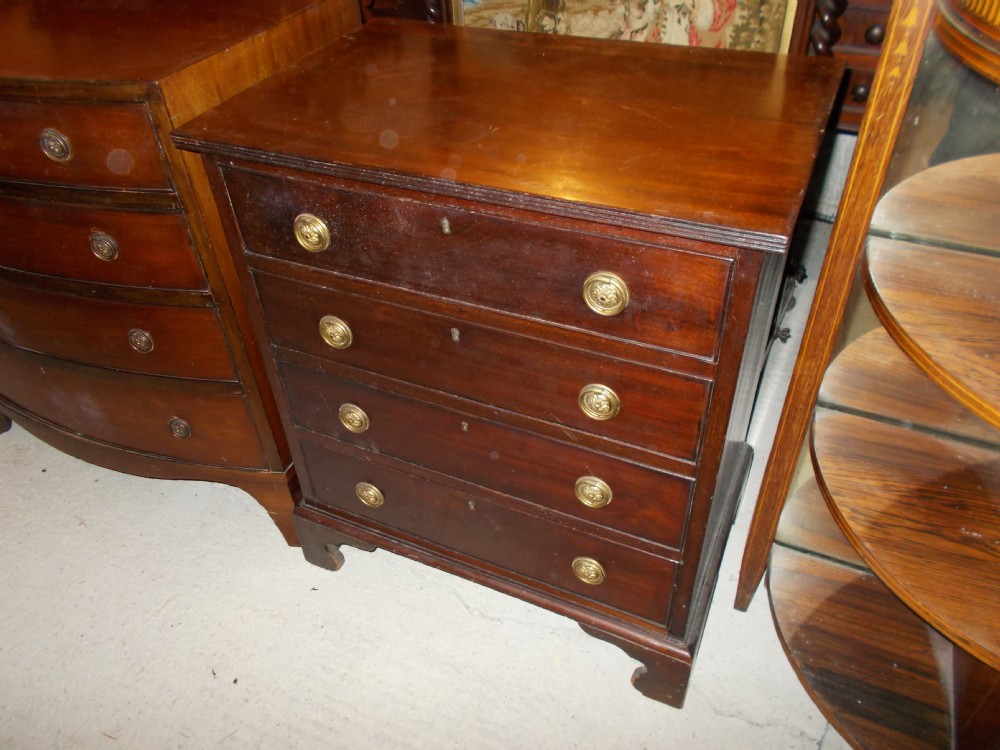 Small early 20th century mahogany chest