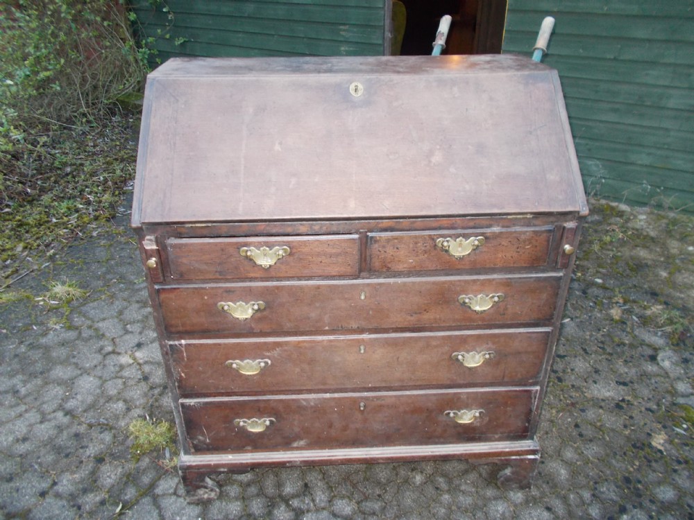Late Georgian oak bureau