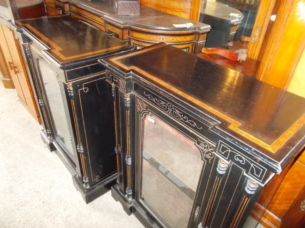 Pair of 19th century pier cabinets 