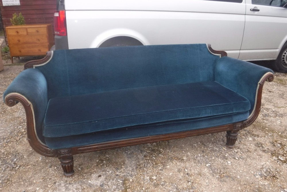 Regency scroll end  sofa