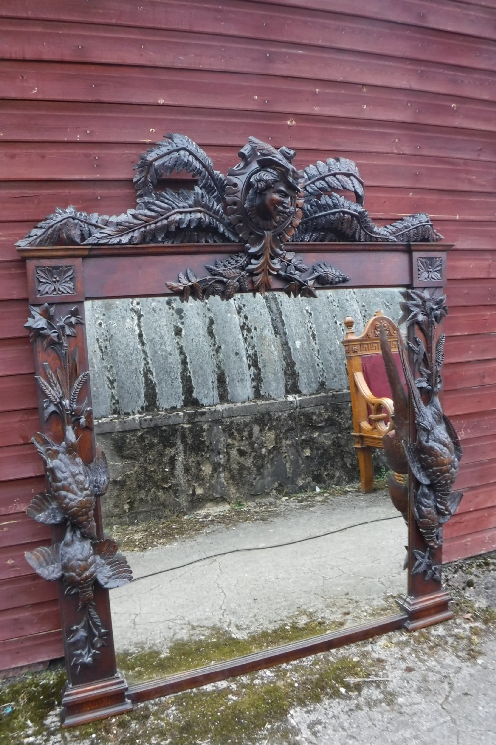 Large exceptionally well carved 6 foot high 