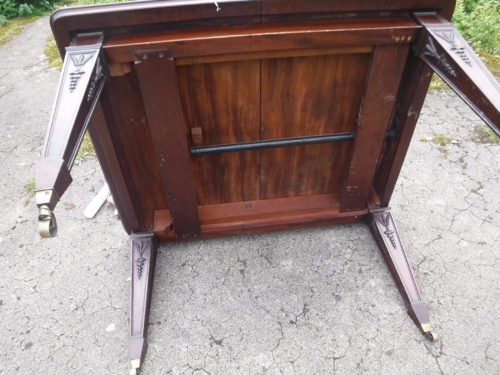 Good and neat mahogany 8 seater extending dining table View VIII