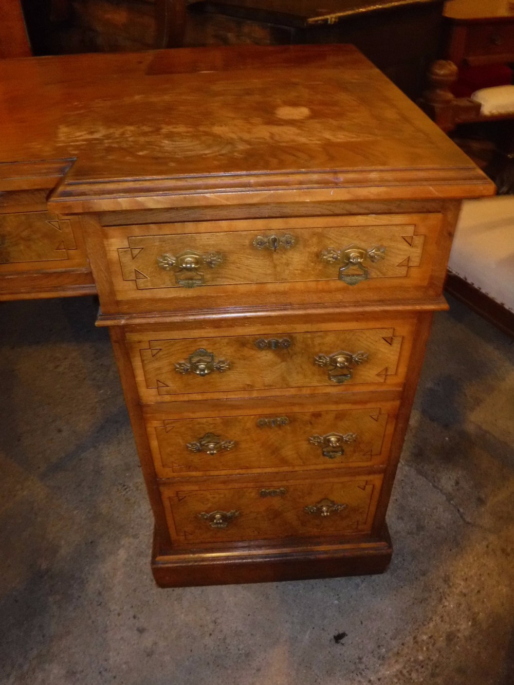 Late 19th century Shapland and Petter 3 piece suite View V