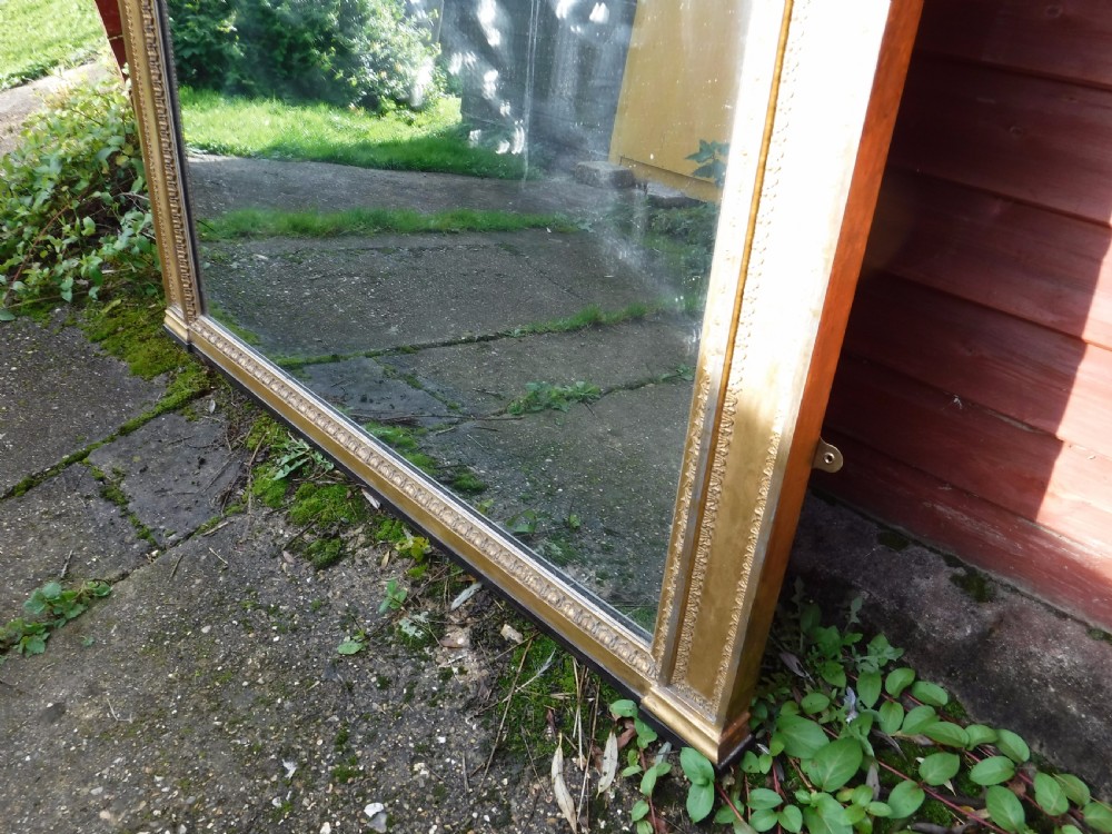 Good sized 19th century gilt frame hall mirror View IX