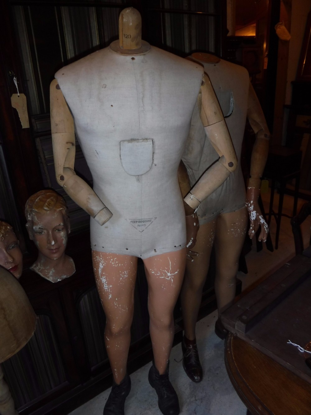 7 early 20th century mannequins plus 2 heads View III