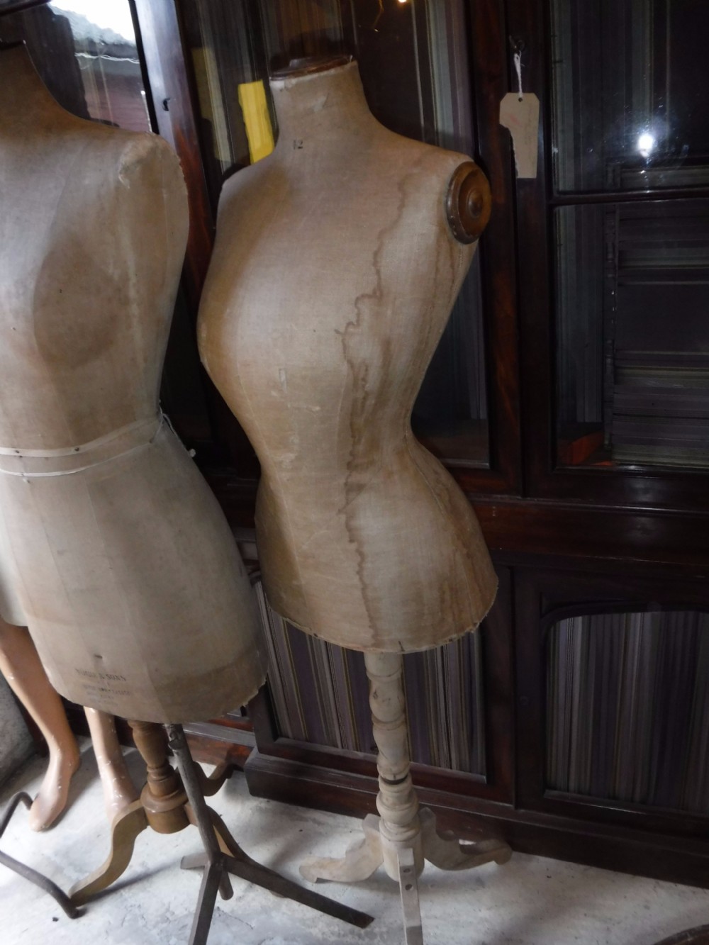 7 early 20th century mannequins plus 2 heads View XI