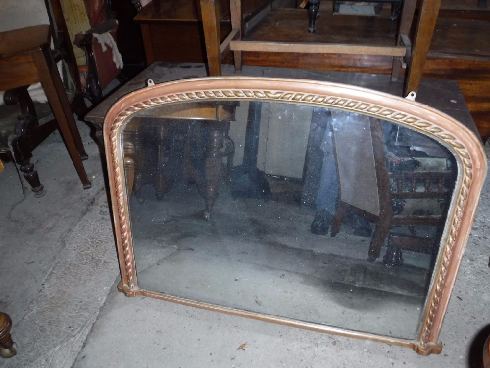 Victorian overmantel mirror View II